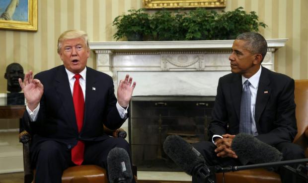 Дональд Трамп та Барак Обама. Фото:  REUTERS